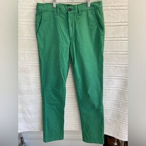 Boden 32x32 slim fit green pants